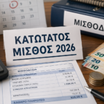 Κατώτατος μισθός 2026: Η νέα αύξηση και πώς επηρεάζει επιδόματα και δώρα